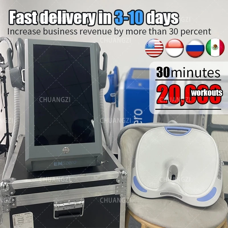 DLS-EMSLIM Newest Update Neo emszero Nova 15tesla hi-emt Machine with 5 pcs Handles With Pelvic Stimulation Pads Optional update