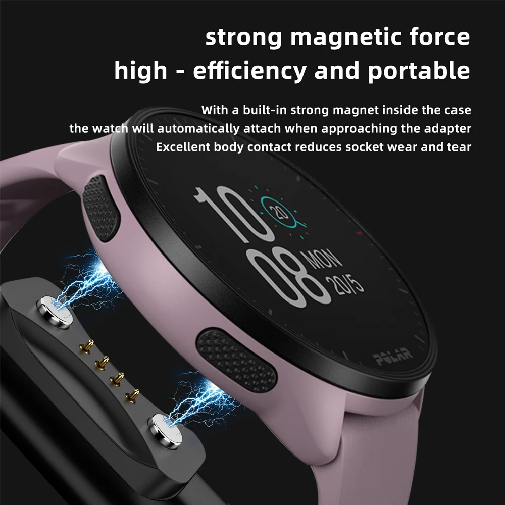 Universal Smartwatch Type C Charging Dock and Adapter - Elegant Charger Accessory