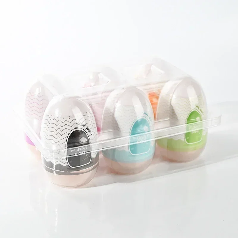 Male masturbator for Egg Portable Stimulator Penis Massager Soft Rubber Adult Sex Toys Men Realistic Vagina Pocket Pussy Mini Cups Masturbator