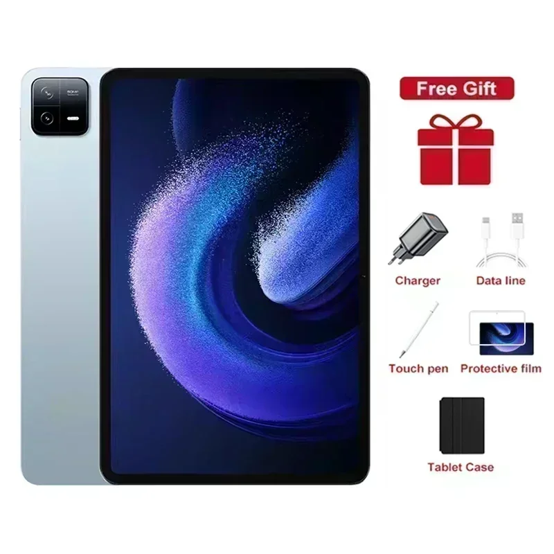 thumbnail image 1 of Tableta Mi Pad 6 Pro versión global 2024 Android 13 16 GB 1 TB Dual SIM 10 núcleos WPS GPS Bluetooth 5G Red Llamada telefónica Tablet PC, 1 of 5