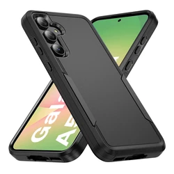 Rugged Shockproof Hybrid Phone Case - Heavy-Duty Protection Cover for Samsung A52 (Black)