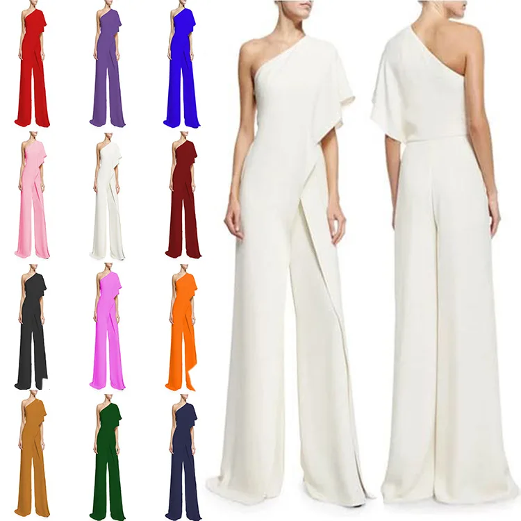 

12 colors casual formal Jumpsuits top Long pants Sweetheart Bridal Pants Suit Robe De Mariee stock jumpsuit