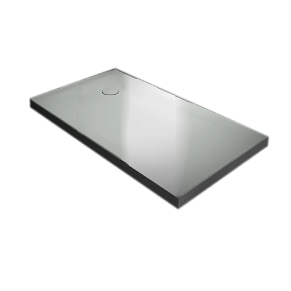 1000X1000X50mm Solid Surface Resin Tray Ultra-thin Artificial Stone Glass Enclosure Cabin Shower Pan 04108