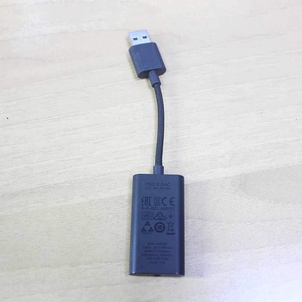 Logitech G Pro X DAC USB Audio Adapter 3.5mm HD Soundcard Dongle For Gaming Headsets