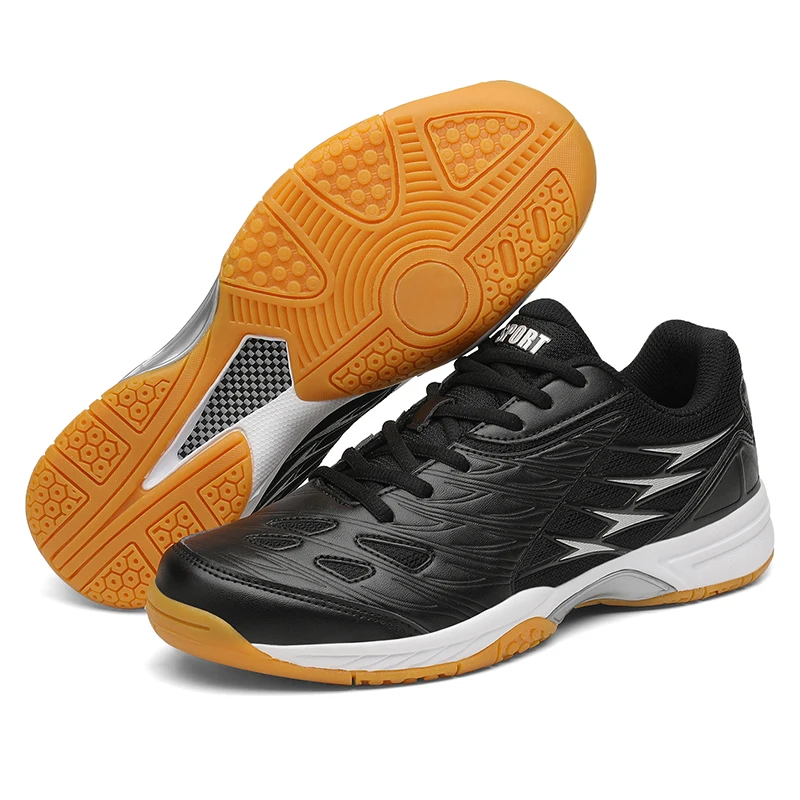 Men Anti-Skid Badminton Shoes Table Tennis Shoes Volleyball Shoes Sport Sneakers Plus Big Size 47 48