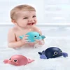 1/3Pcs Baby Bath Toys Pool Beach Classic Chain Clockwork Water Toy Bathing Cute Dolphin For Kids Water Playing Fun Toys Gift 1