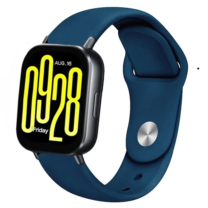 Comfortable 22mm Soft Silicone Strap - Replaceable Wristband for Smartwatches