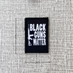 Black Guns Matter Tactical Morale Patch - Anime Skeleton with Liberty and 2A Angel Graphics (I)