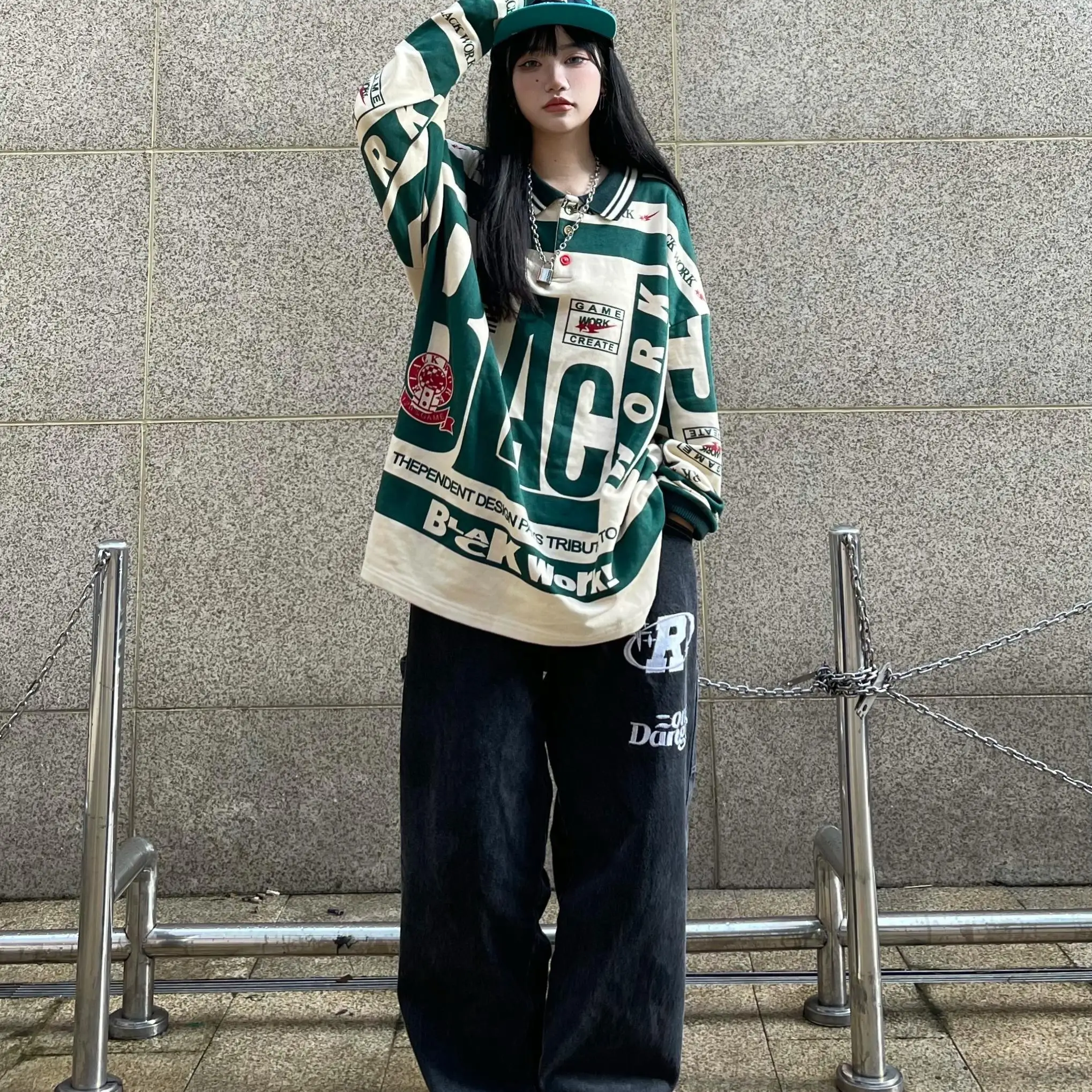 Felpa Con Cappuccio Donna Oversize In Pile Y2K | Maglione Invernale Con Tasche E Fodera Calda (S-XXL) - 4