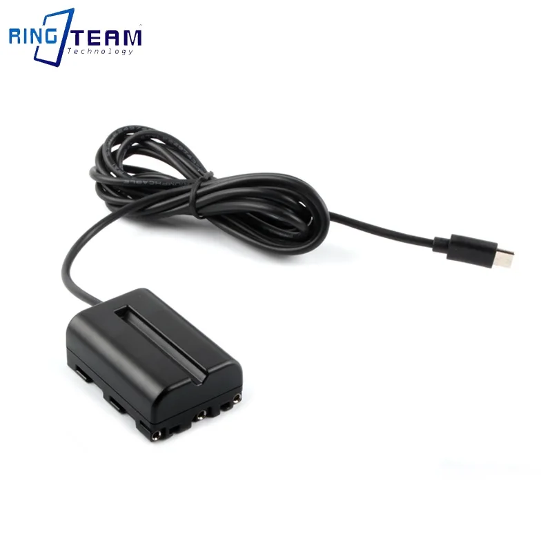 ソニー用NP-FM500Hバッテリー,USB-C fm500hからpd TYPE-C DSLR