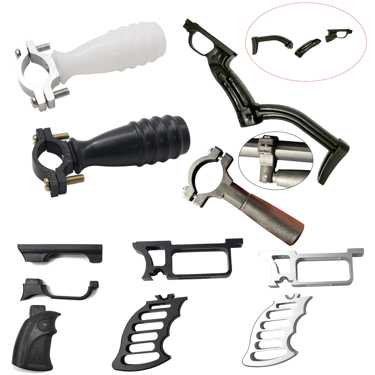 Slingshot Grip DIY Outdoor Hunting Catapult Assembly Shooting Grip Accessories
