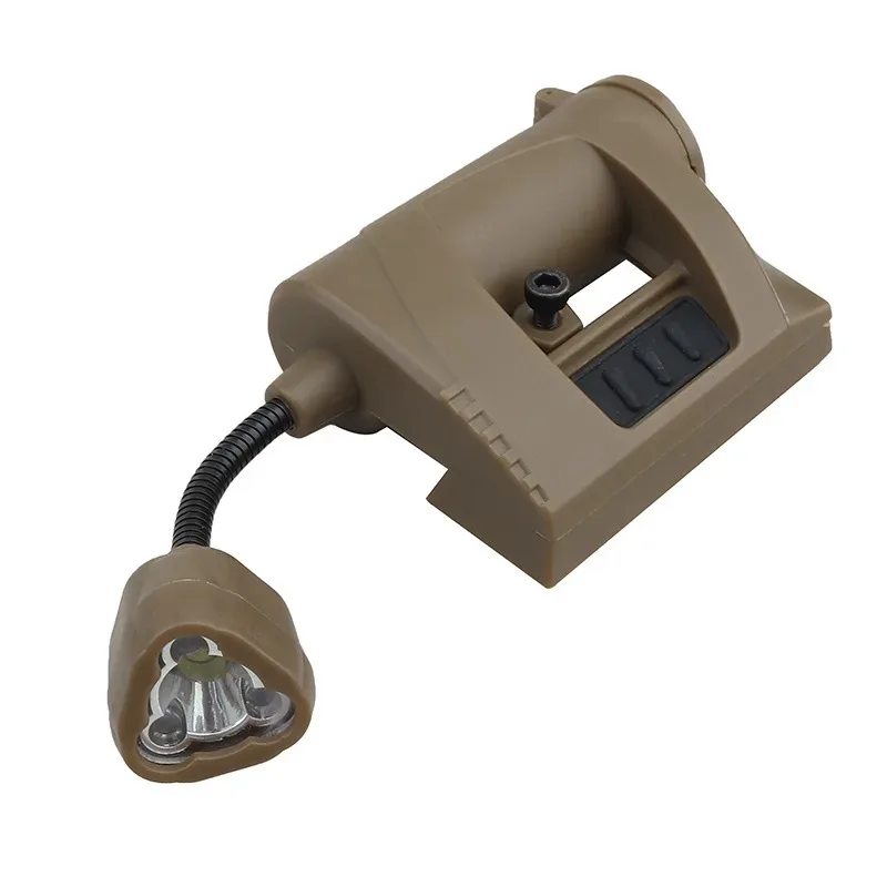 Tactical Helmet Light 3 Modes LED Flashlight Outdoor Night Lighting For Laser Hu