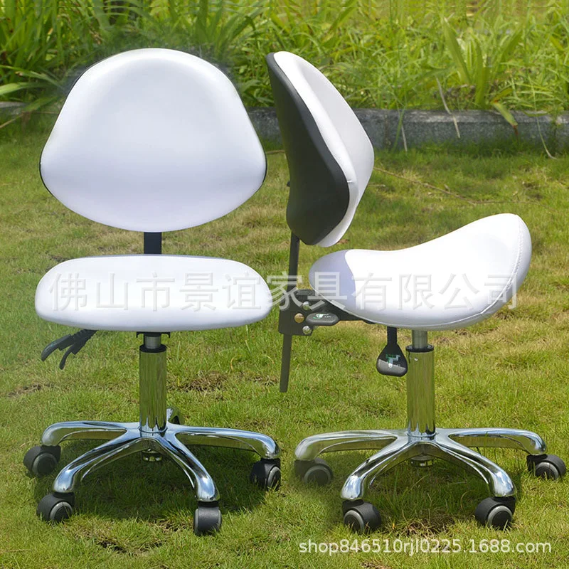 

Luxury Vanity Hairdressing Barber Chair Swivel Saddle Stool Tattoo Salon Chair Barbershop Wheels Cadeira Hair Salon Furniture AA