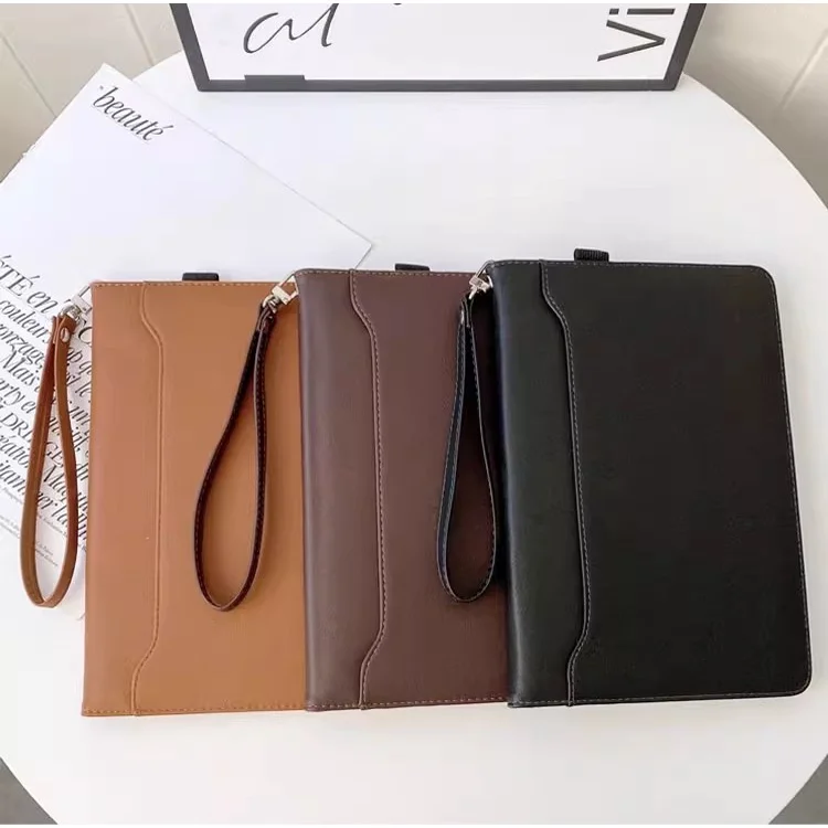 

Auto Sleep/Wake Case For Xiaomi Pad 5 5 Pro 11 4 8.0 Pad 4 Plus 10.1 Luxury Business Flip Leather Case Holder Card With Strip