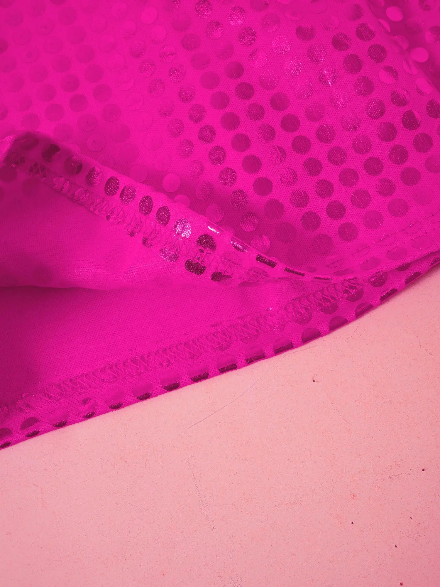 Children Girls Hip Hop Jazz Dance Stage Performance Costume Shiny Long Sleeve Crop Top with Bell-bottoms Pants Party Dancewear