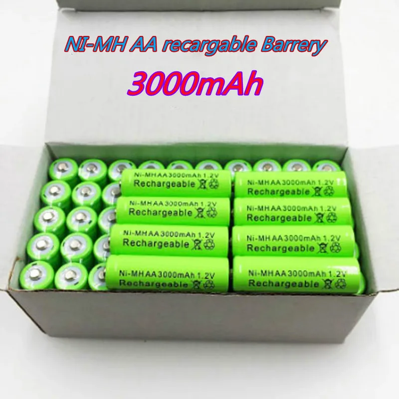 Veciikala-100 %.Original.recargables.de. Ni-mh. Батареи recargables.de.1 2V.AA3000mAh.precargables.para.juguetes. | Электроника