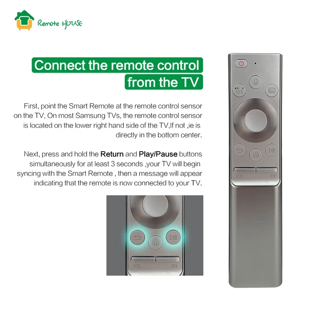 BN59-01300L Voice Remote Control Compatible with Samsung BN59-01300H BN59-01300F BN59-01300G Smart QLED Series TV 6