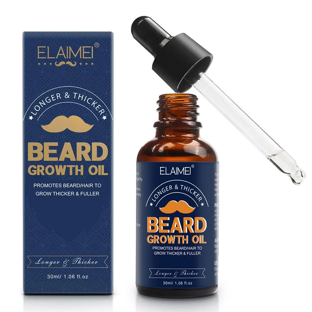 Beard Oil for Men Beard Growth Oil Conditioner Mustaches Growth Stronger Thicker Fuller Softener Faster Beard Oil