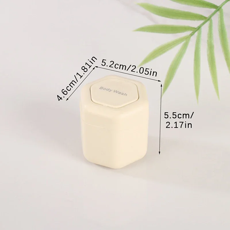2/3Pcs Travel Container Magnetic Storage With Lids Cosmetic Dispenser ...