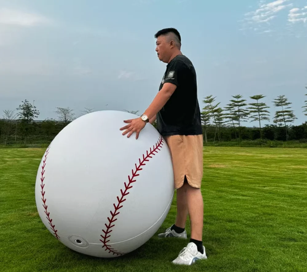 39-Inch Inflatable Balloon, Air Model Large Volleyball, Baseball, Fun ...