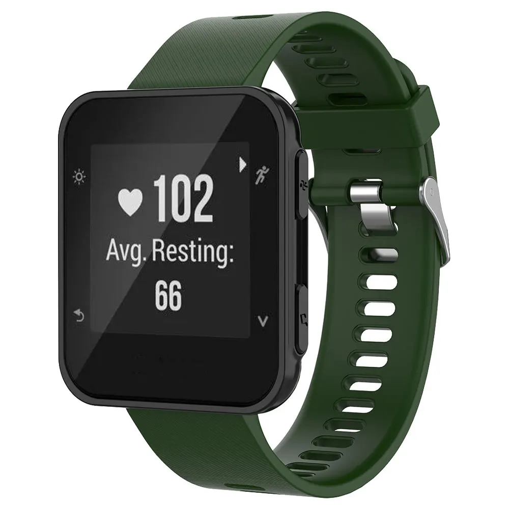 스포츠 실리콘 시계 밴드, Garmin Forerunner 30 35 용, 통기성 스마트 시계 밴드, 방수 팔찌 액세서리
