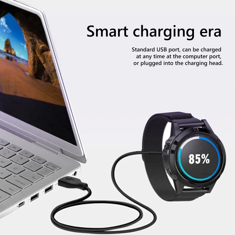 Charging Cable for Garmin Fenix 7 7S 7X 6 6S 6X 5 5X Plus Vivoactive 3 4s Venu 2 2S USB/Type C Watch charger Dock Dustproof Plug