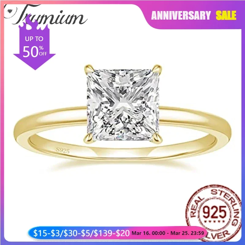 Phnibird Anelli Di Fidanzamento Ovali Per Donne Anelli Di Fidanzamento Ovali Per Donne In Argento Sterling 925 Con Taglio A Ghiaccio Trato 3 Ct Zirconi Cubici Con Tre Pietre Anelli Di Fidanzamento