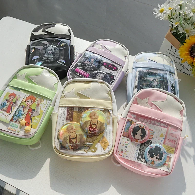 LUOFENG ITA Borsa A Tracolla Donna In Stile Giapponese – Grande Capacità, Leggera E Pratica Per Scuola E Viaggi