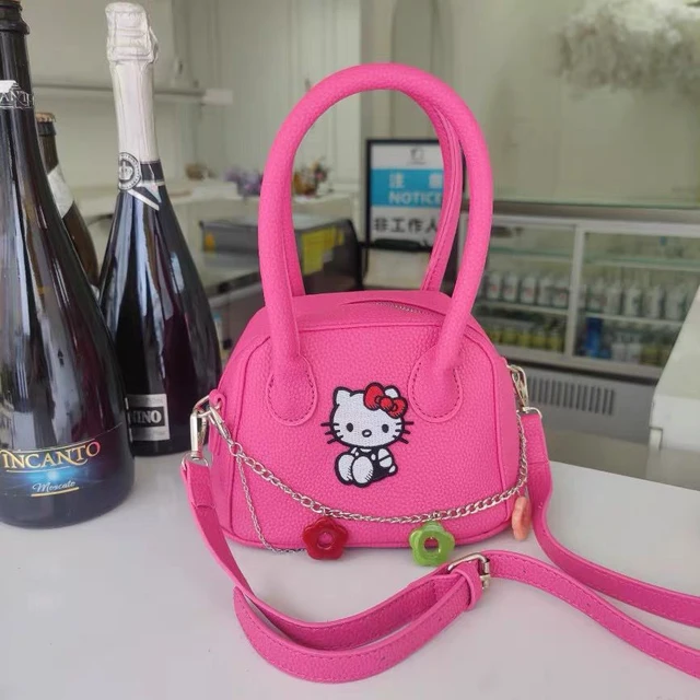 Adorable Sanrio Hello Kitty Chain Strap Pink Handbag