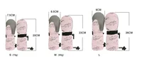 2024 New Children's Ski Mittens Cartoon Dinosaur Printed Waterproof Non-slip Gloves Outdoor Plus Velvet Padded Warm Mittens 1-7T 6