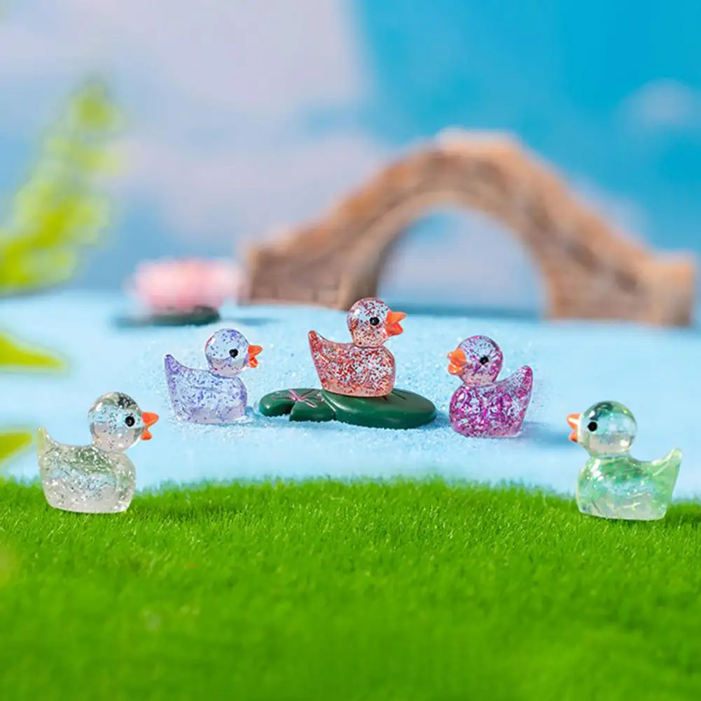 DIY Miniature Animals 100 Pcs Glow In The Dark Mini Resin Animals ...