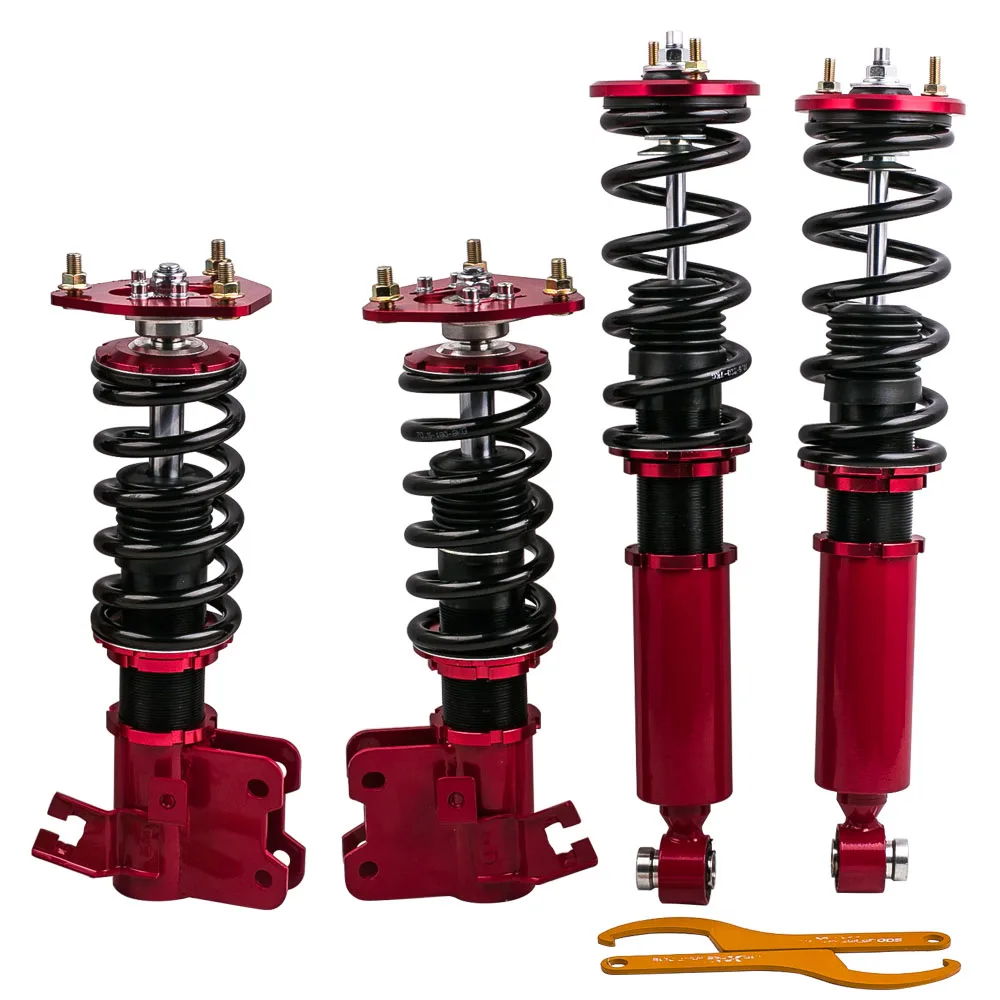 

Front + Rear Coilovers Suspension Shock Kits For Nissan S13 180SX 240SX 1989-1993 Strut