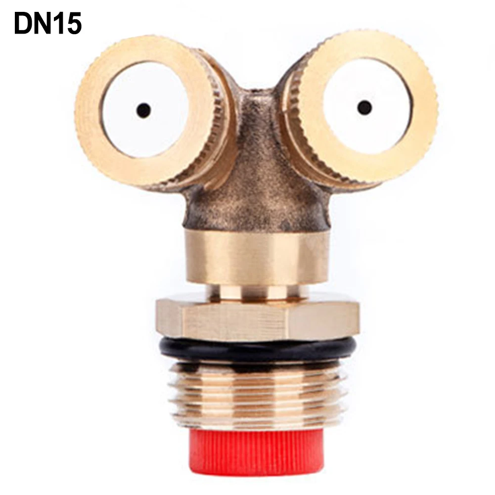 

1/2" Brass Atomizing Spray Fitting Nebulizer Connector Misting Nozzle With Filter Garden Irrigation Mounting Water Sprinkler