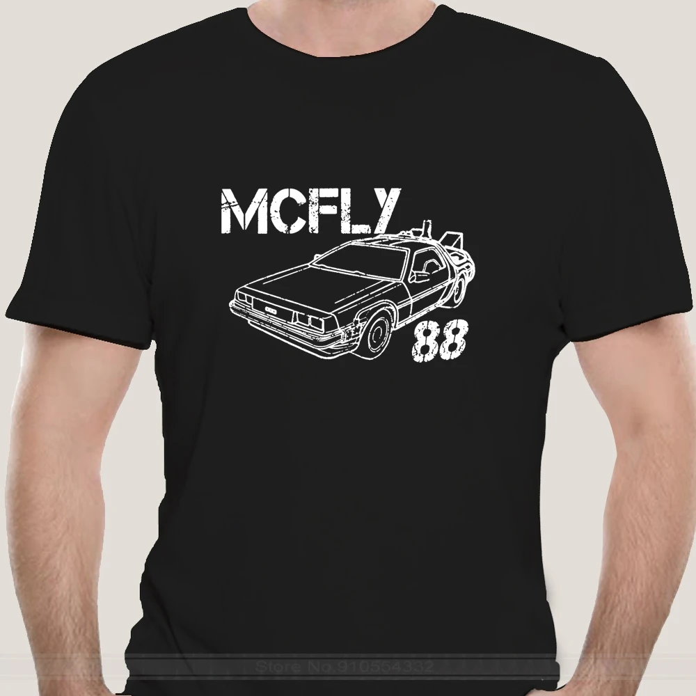 Mcfly 88 T Shirt Back To The Future Martin Delorean Dmc12 Doc Brown Biff Flux Blu Nuove Magliette Magliette Divertenti Tee