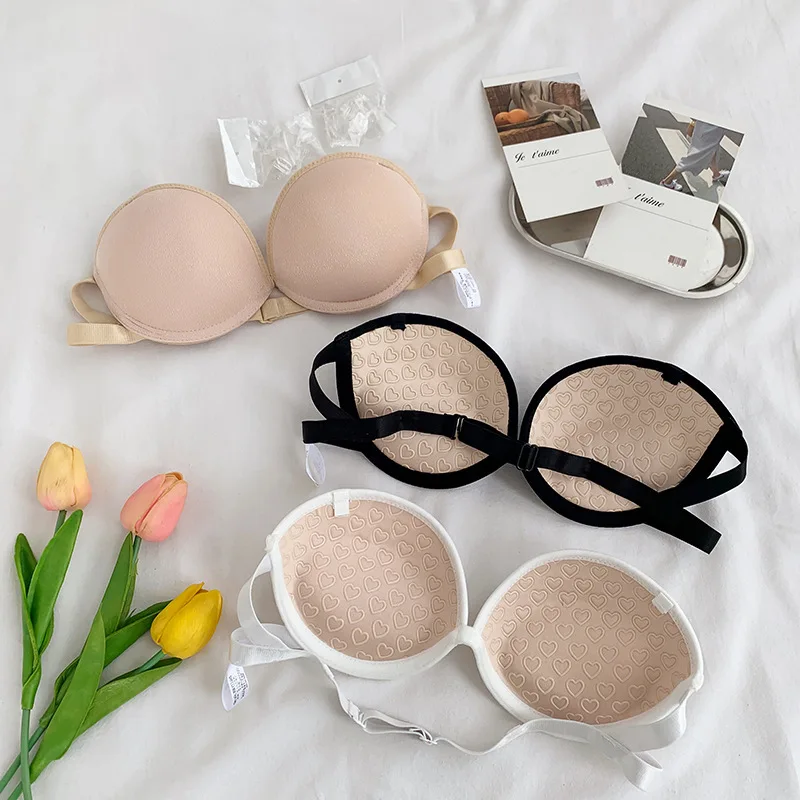 New Wireless Strapless Underwear Push up Non-Slip Invisible Bra