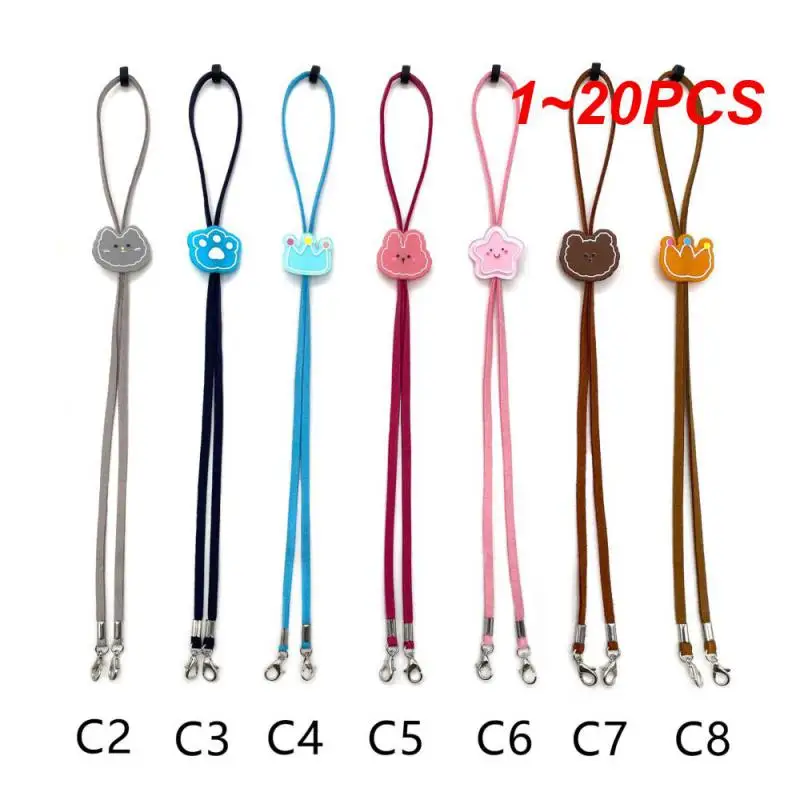 

Цепочка для очков для детей, Многоцелевой милый мультяшный шнурок для очков, регулируемый держатель для маски, 1-20 шт.