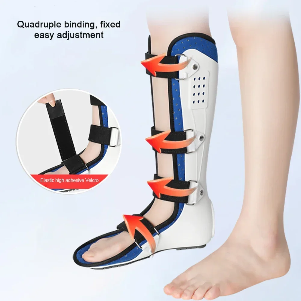Ankle Support Ankle Straps Fitness Ankle Straps Ankle Support Brace Left & Right Ankle Brace Foot Drop Corrector Ankle Joint Varus Valgus Calf Fracture Fixer Breathable Adjustable Leg Feet Support
