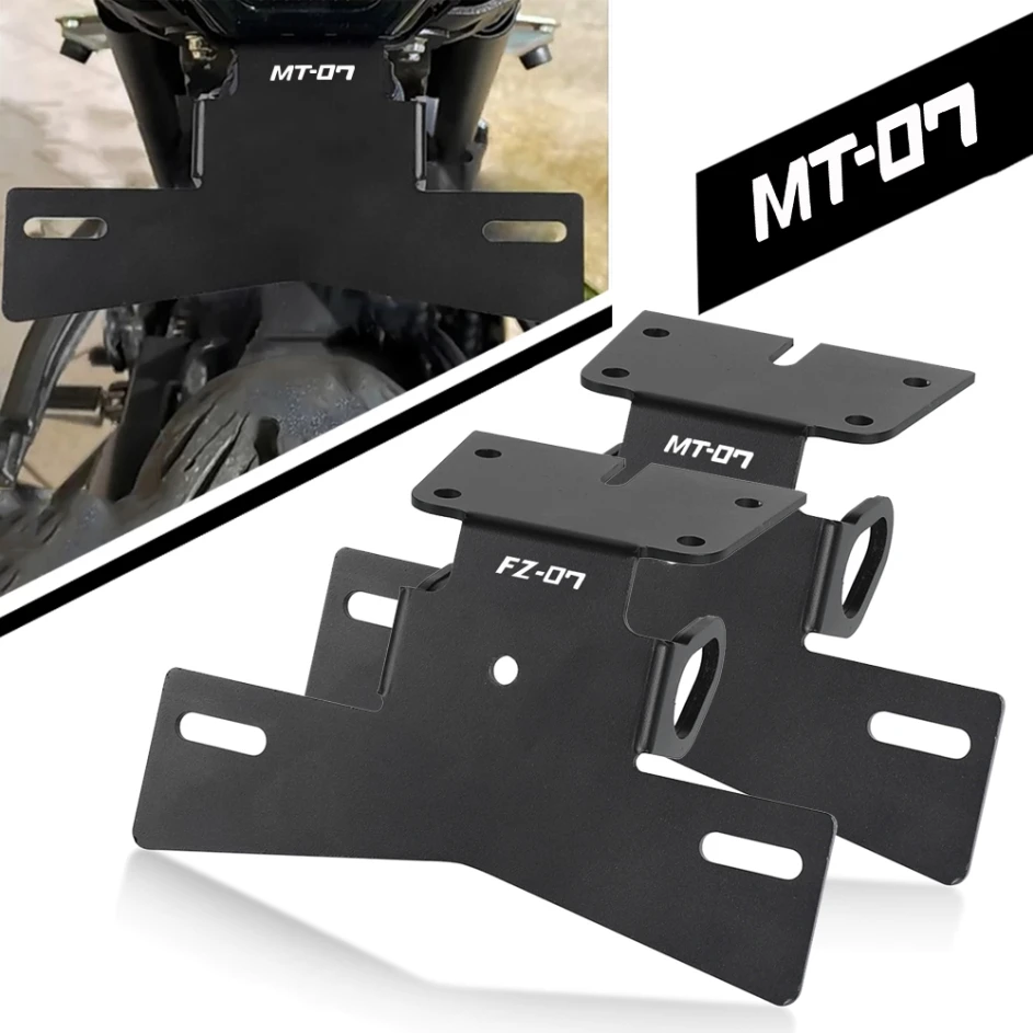 Mt-07 2023 2022 2021 Porta Targa Per Yamaha Fz07 Mt 07 Coda Moto Tidy Fender Eliminator Fz07 Parte Moto Fz-07