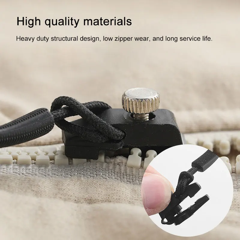 Zipper Repairer Detachable Zipper Head Luggage Outerwear Clothes Shoes Household Use Tool Free Replacement Of Lock Head