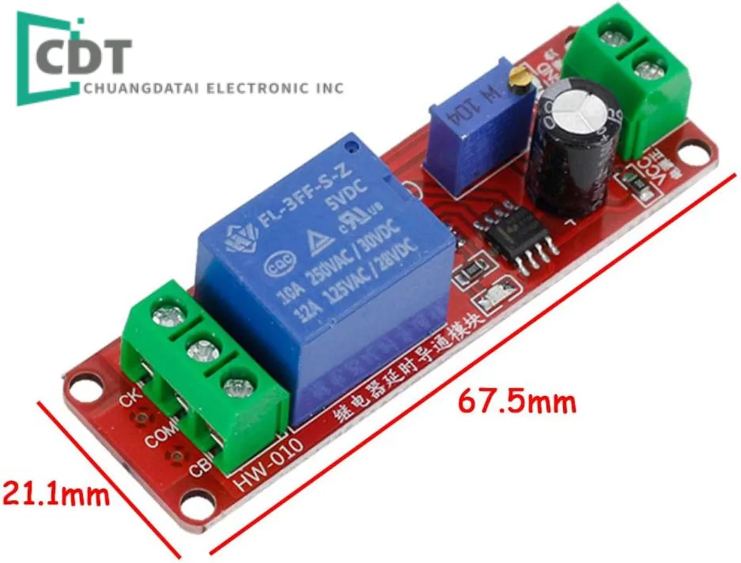 10pcs-DC-12V-Timer-Delay-Relay-Shield-Module-NE555-Timer-Switch ...