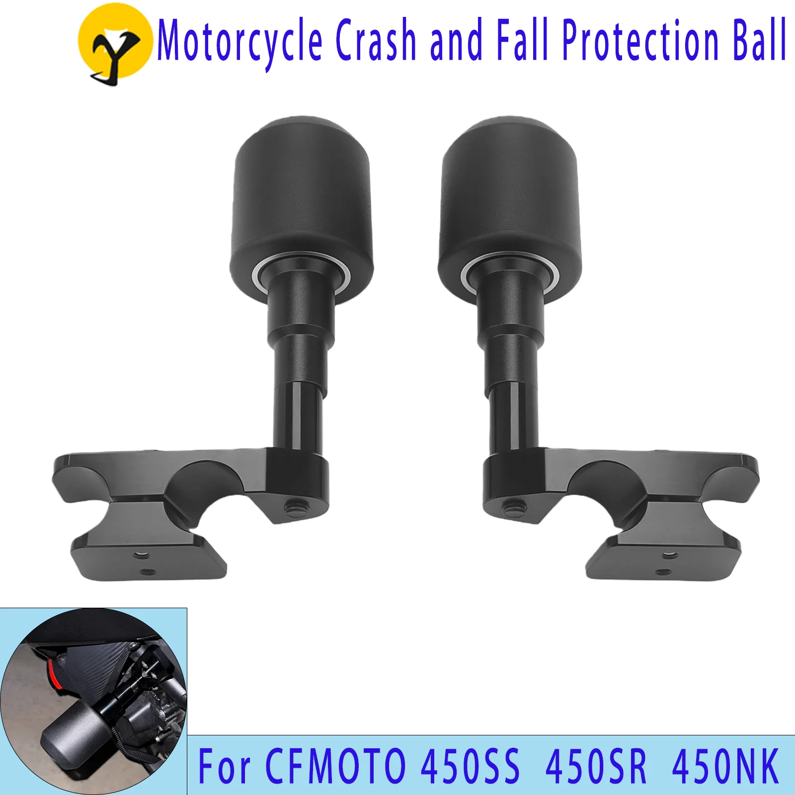 오토바이 보호 커버 프레임 슬라이더 충돌 방지 가드 플레이트 CFMOTO 450NK 450SR 450SRS용 충돌 방지 가드 플레이트