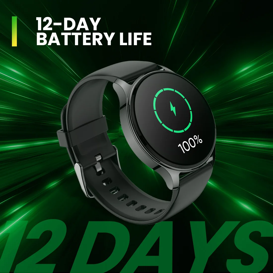 Amazfit-Pop 3R Bluetooth Smartwatch, 100 + modos esportivos, chamadas telefรดnicas, bateria de 12 dias, original, novo