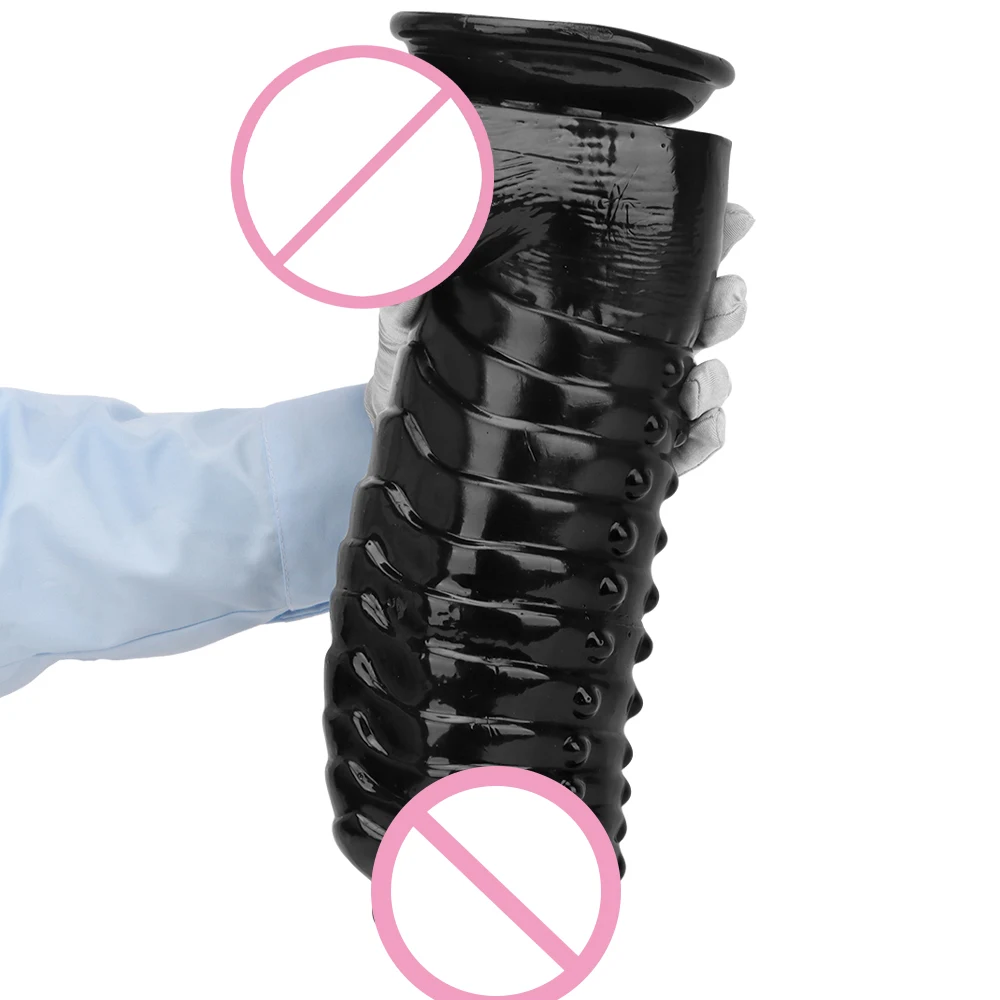 Gros plug anal en silicone pour massage de la prostate et anus_voghion.com