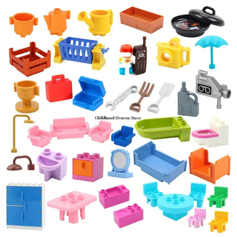 Deluxe Building Blocks Furniture Set