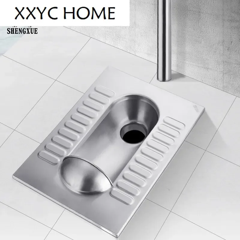 #Stainless Steel Toilet Public Toilet Urinal Potty Chair Type Flushing Cistern Set