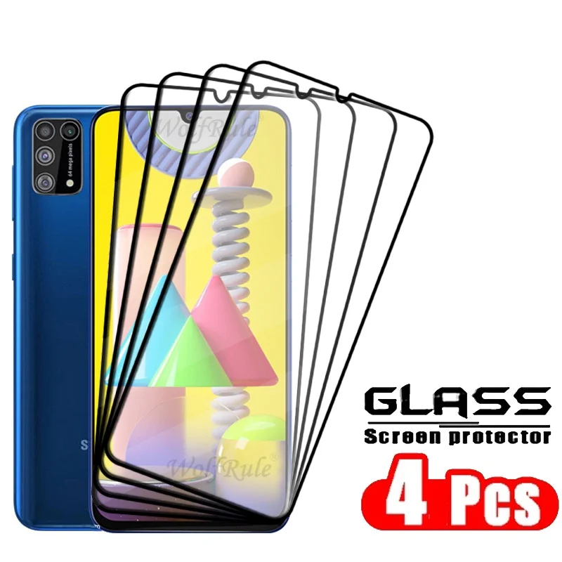 4PCS Full Cover 9H HD Screen Protector - Tempered Glass with Full Adhesive Coverage