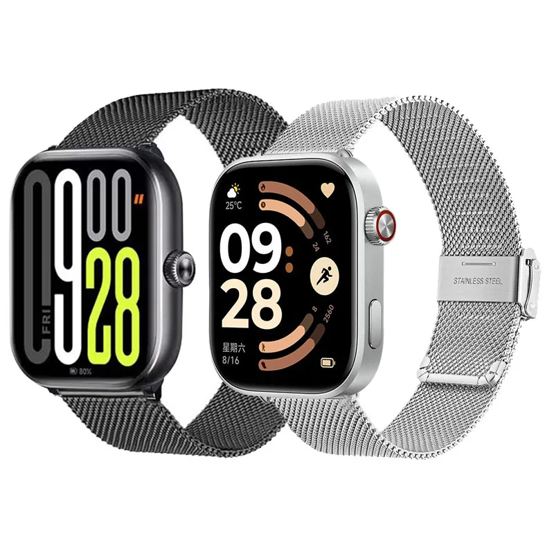 Premium Metal Strap Bracelet for Smartwatches - Elegant Replacement Wristband Accessory