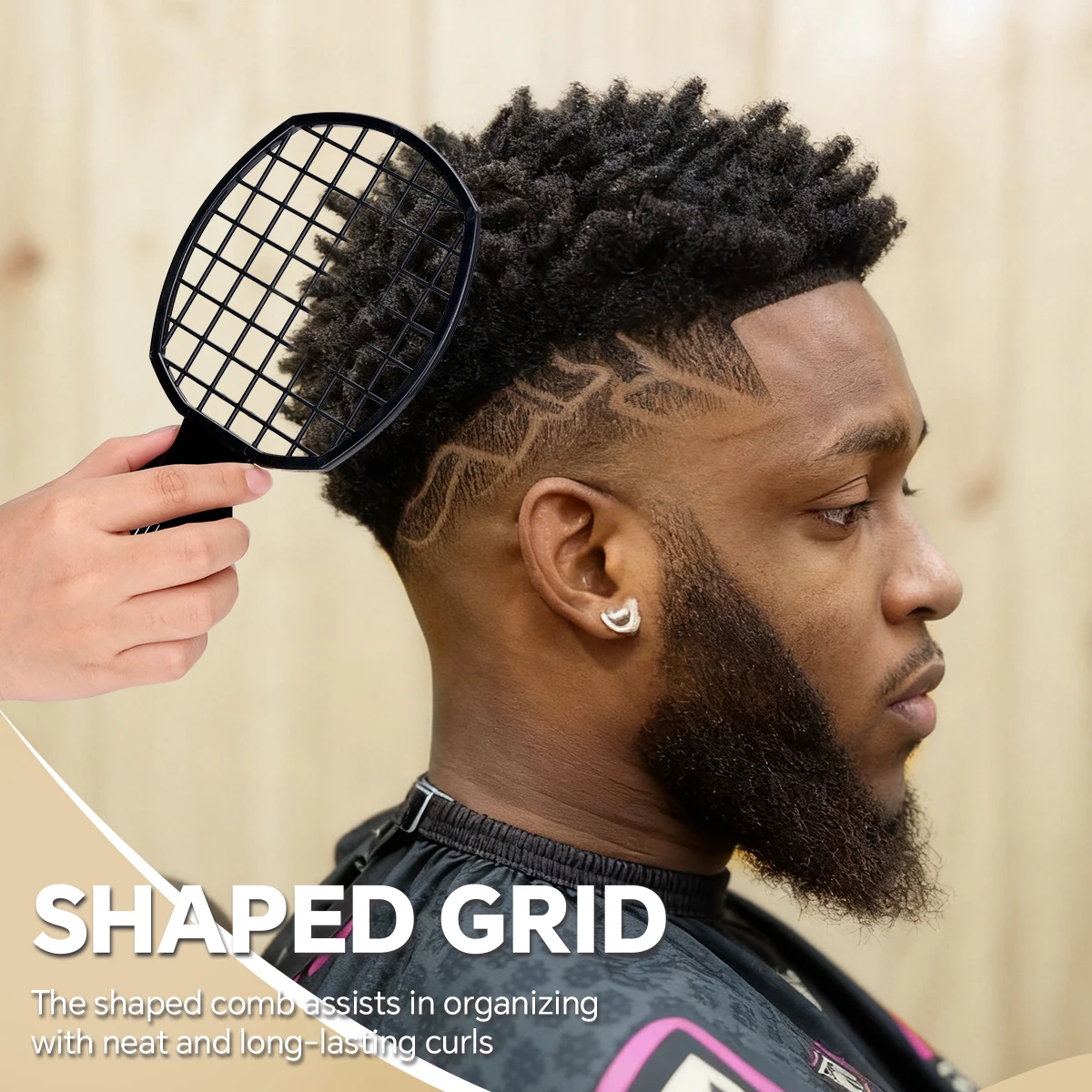 4개입 트위스트 헤어 스펀지 세트 큰 구멍이 있는 이발사 헤어 브러시 스펀지 트위스트 아프로 컬 코일 웨이브 헤어 케어 도구 컬 브러시