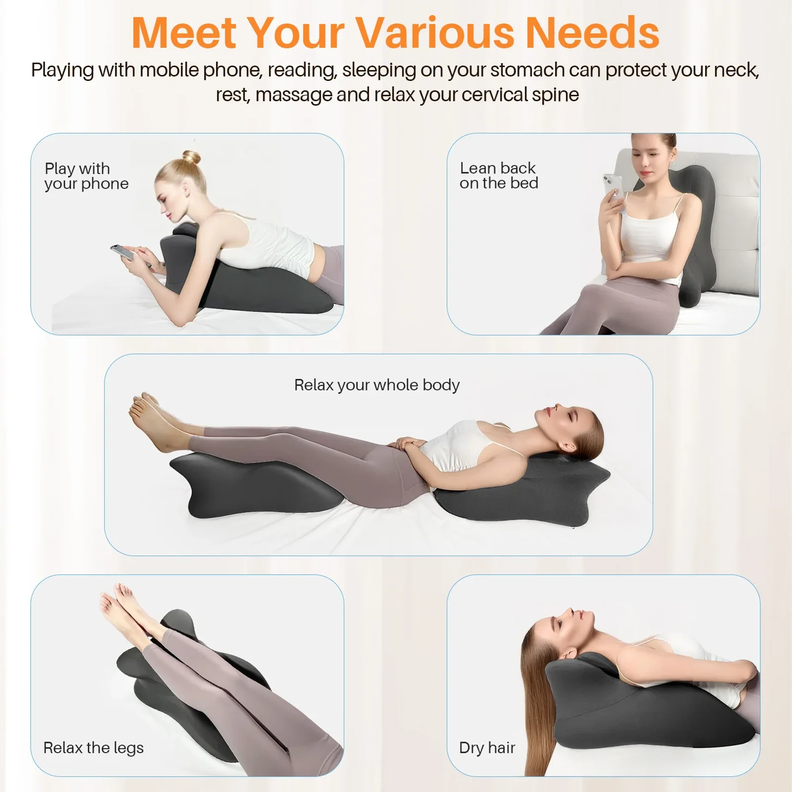 Ergonomic Memory Foam Pillow 3