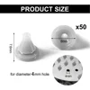 50pcs Shower Head Silicone Nozzles Replacement Parts Spray Silicone Universal Water Outlet Hole Sprayer Bathroom Accessories 3